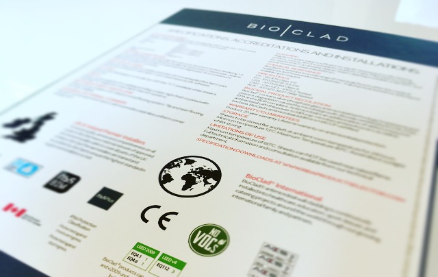 Peace of mind with BioClad CE Marking