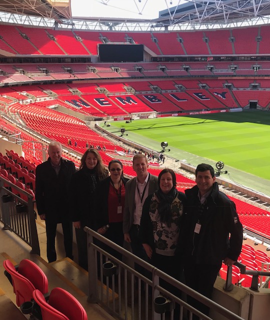 PlusCrates treats BioClad to tour of Wembley stadium