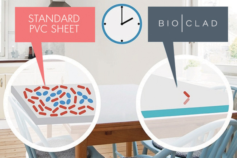 BioClad vs Standard PVC sheets